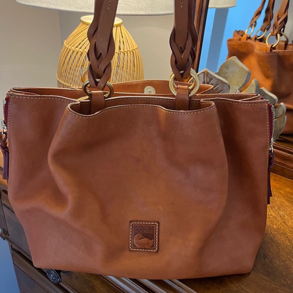 Spacious Supple Leather Dooney and Bourke Bag